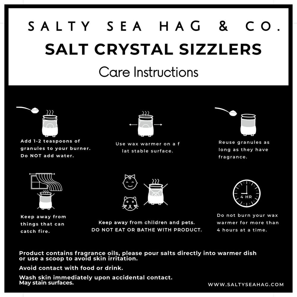 Laguna Glow Salt Crystal Sizzlers | Sunlit Citrus + Coconut Milk Scent - Picture 7 of 8